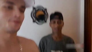 Erick Diaz Fucks a Hot Brazilian Twink in Bareback Anal Action